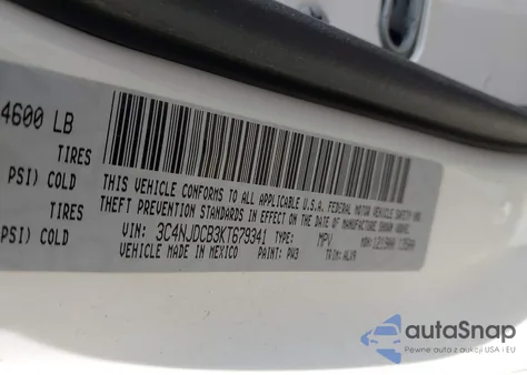 2019 Jeep Compass Limited 4X4 from USA, damaged, VIN 3C4NJDCB3KT679341